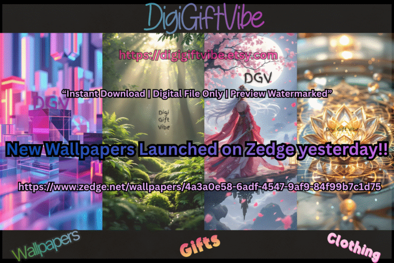 Wallpaper Launch Zedge Etsy DigiGiftVibe Blog